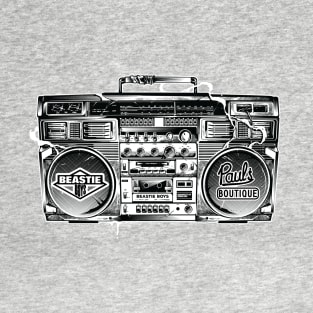 Illustration art 70's Radio T-Shirt